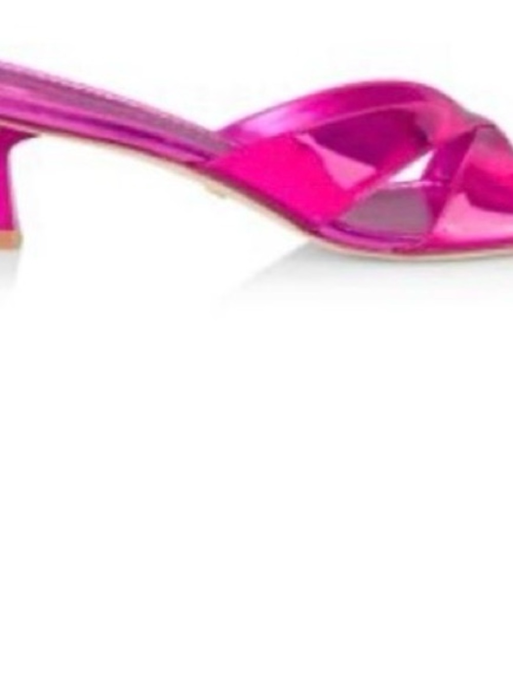 Stuart Weitzman
Miami X Curve 50MM
Leather Sandals size 8B